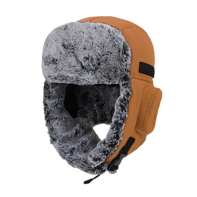 Unisex Outdoor Waterproof Winter Lei Feng Hat with Ear Protection
