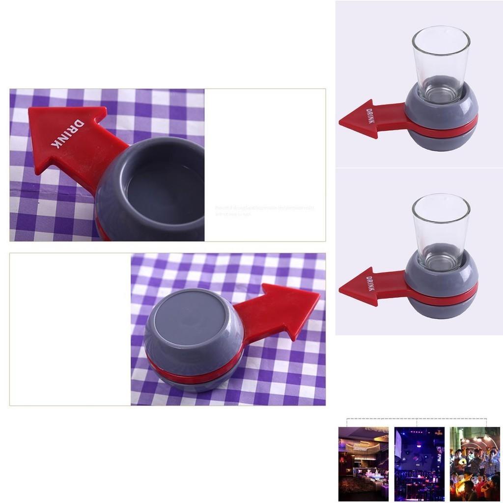 Spin The Shot Entertaining Drinking Game With A Bold Spinning Arrow Shot Glass