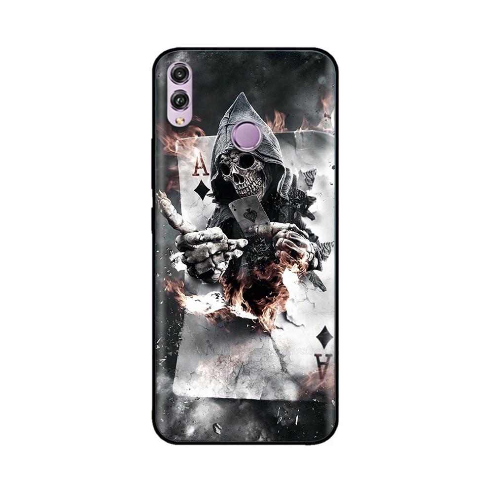 For Huawei Honor 8X Case Silicon Soft TPU Cartoon Painted Back Cover Phone Case for Huawei Honor 8X 8 X Honor8x Cases Bumper