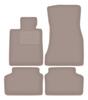 Beige Velours-Fußmatten für: BMW 7 G11 FL Limousine kurz (2019-)