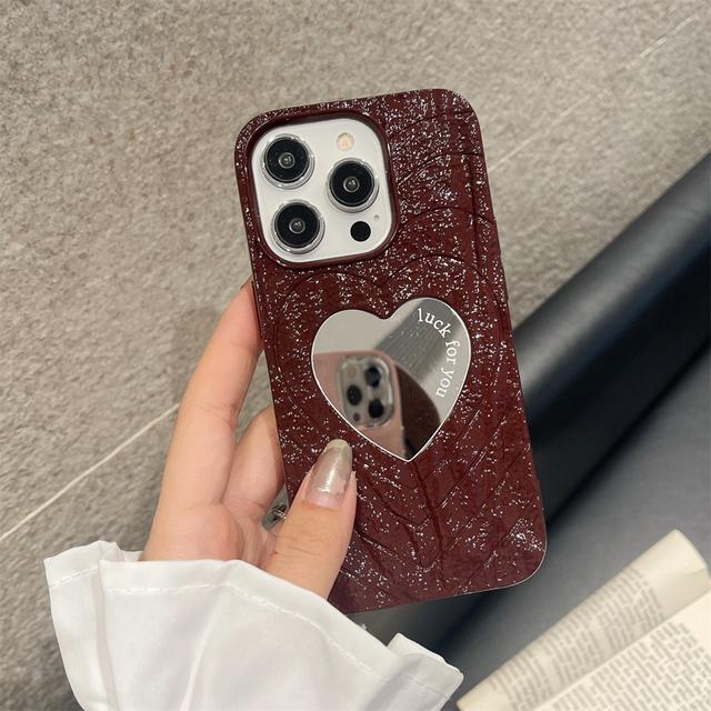 Husă moale pentru telefon cu oglindă de machiaj, cu oglindă de machiaj, de lux, pentru Iphone 14 13 12 Pro Max 11, drăguță, simplă, elegantă, antișoc