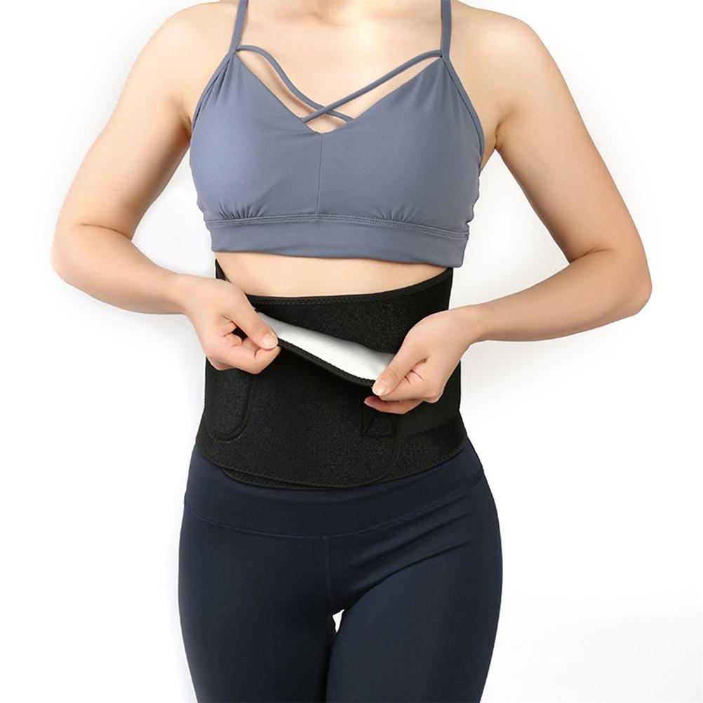 Waist Support Waist Trimmer Belt Unisex Exercise Weight Loss Burn Shaper Gym Fitness Belt with Phone Pouch