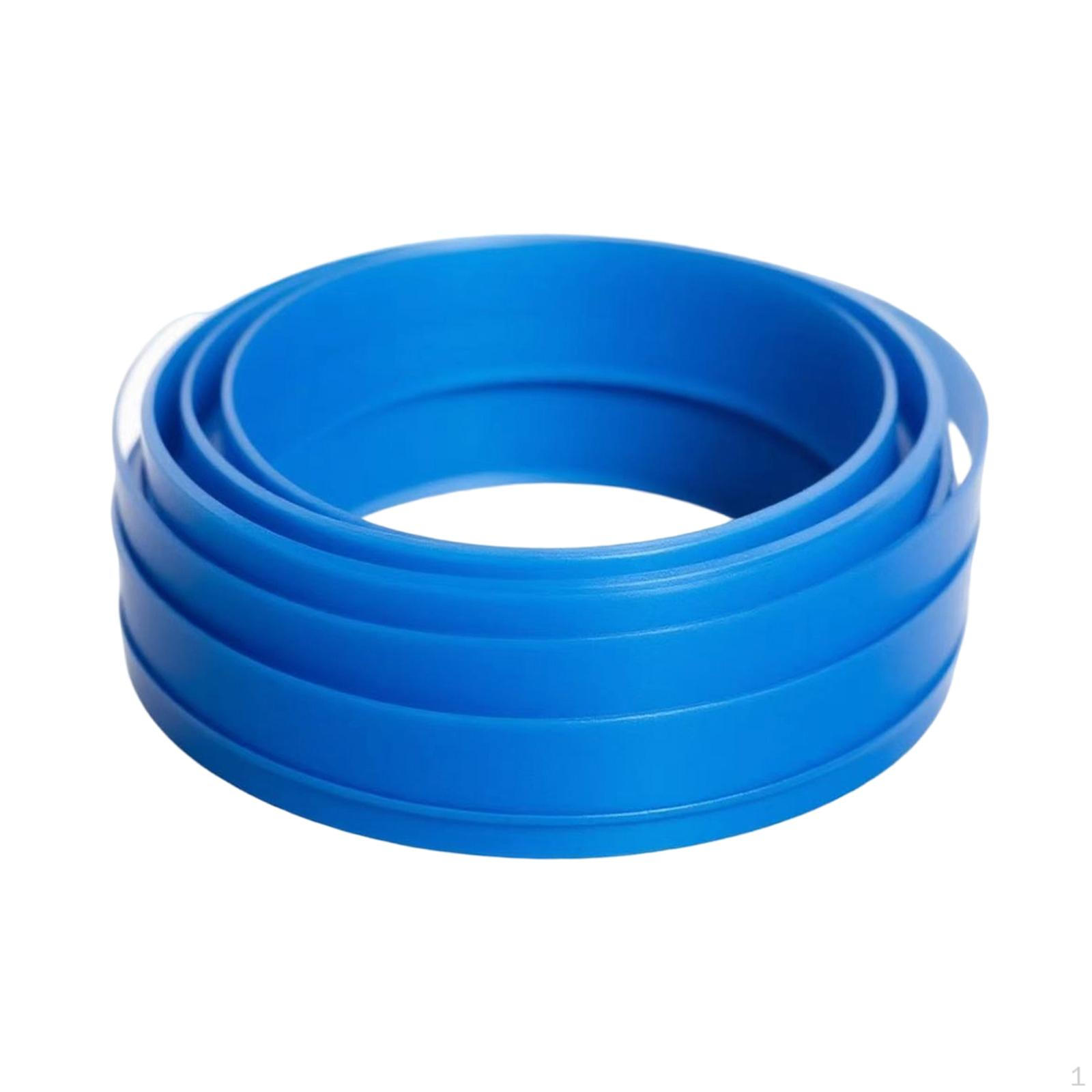 

Гибкий трек для машинок, складной, компактный и многофункциональный, сворачиваемый, самосборный, веселый 4m синий