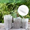 100Pcs Plant Grow Bags Non-Woven Fabric Nursery Pouches for Garden Growing Transplanting Vegetable and Flower Growing Bags