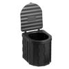 Portable Toilet Kit, 150 kg Load Capacity, Folding Camping Toilet with Pop-Up Privacy Tent, Outdoor Travel Potty for Adults with Carry Bags, Trash