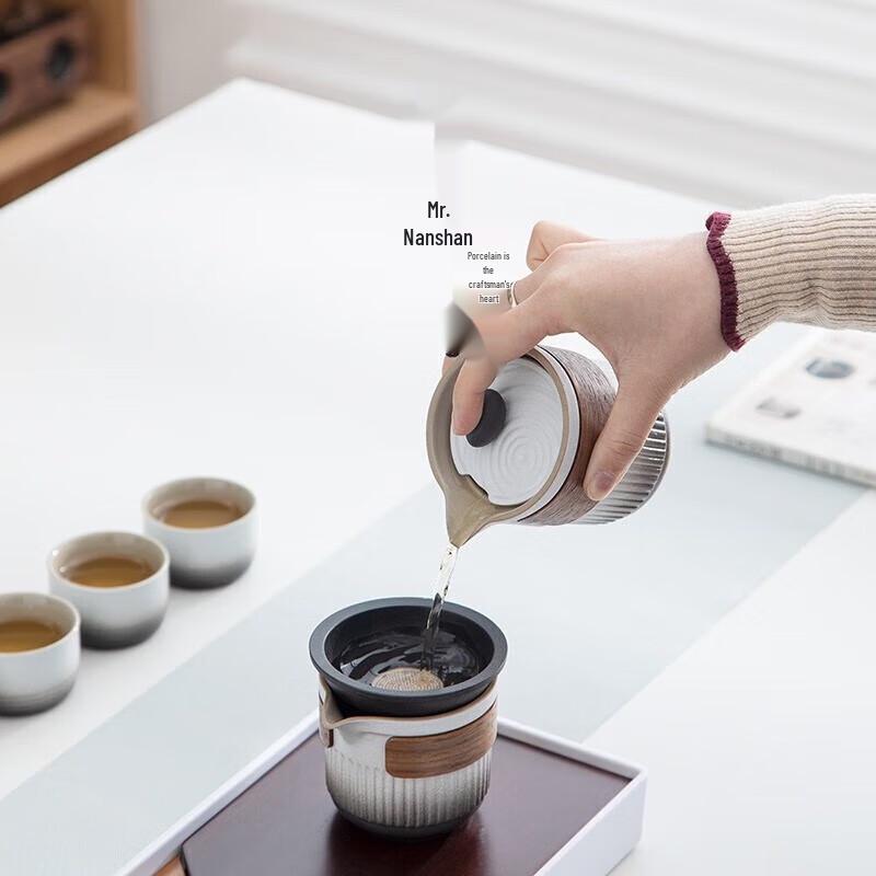 Nanshan Mr. Japanese Style Ceramic Kung Fu Tea Set