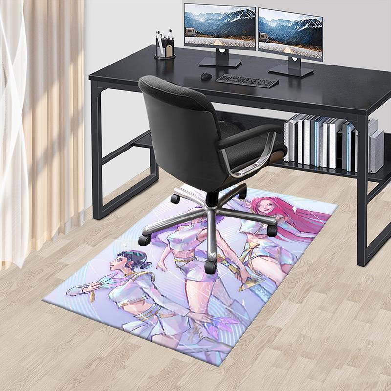 Fantasy Warrior Trio Carpet For Playroom Bedroom Living Room Sofa Home Decorkids Game Area Rug Nonslip Floor Mat