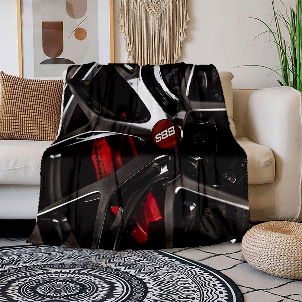 

S88 Racing Brake Caliper Red Pads Sport Performance PartsBlanket Flannel Throw Blanket for Sofa, Bed, Travel, Camping, Office, Couch, Chair, 150x180cm