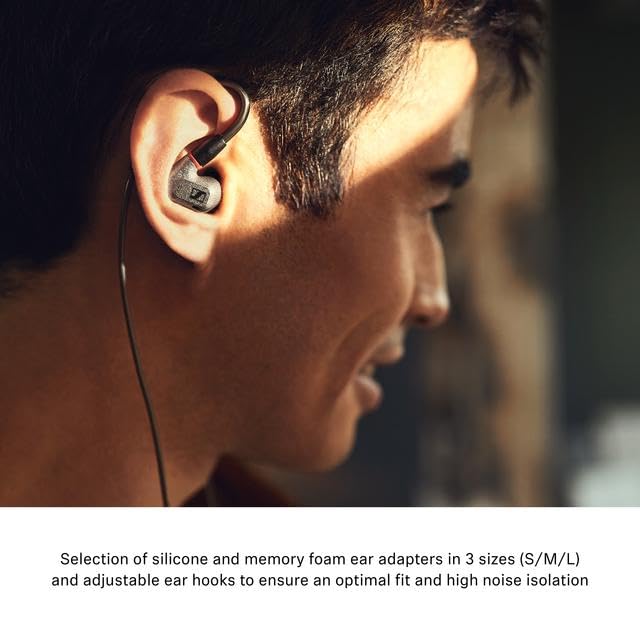 Sennheiser IE 600 Dynamic Wired Hall of Audiophile Amorphous Zirconium High Sound Isolation Earphones, In-Ear Type, [VGP Fame], High-End Earphones,