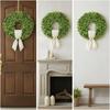 Green Artificial Boxwood Wreath 60 Cm Diameter 20 Inch