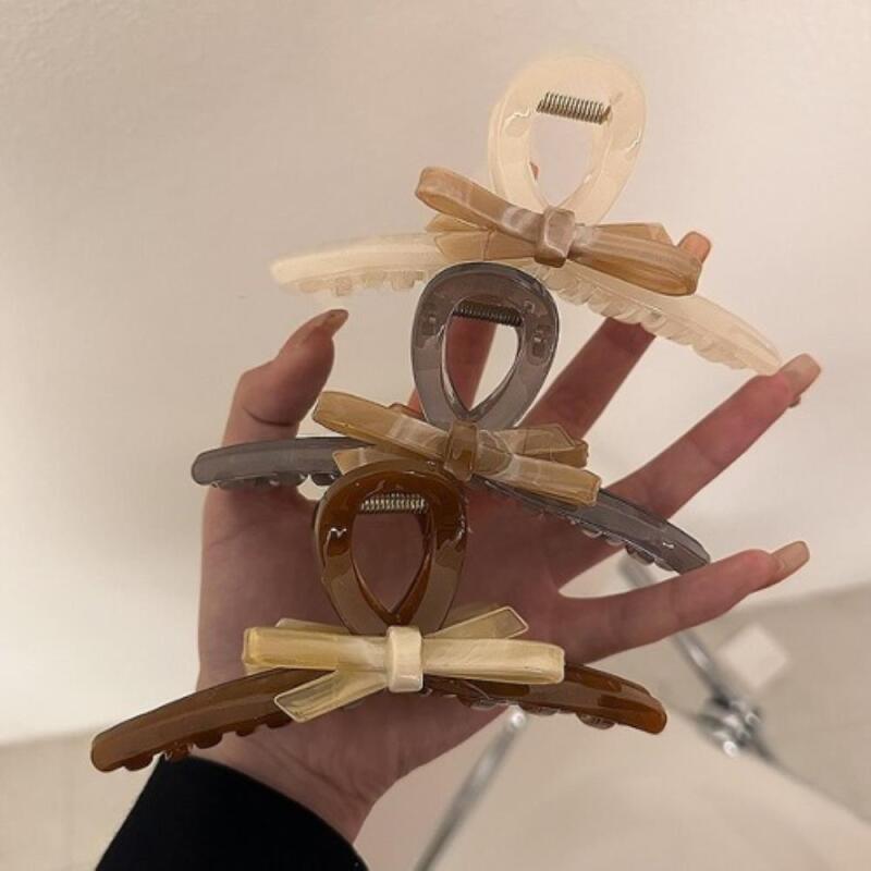 Women s Minimal Homeika Big Size Hair Clip A29478_Gray