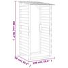 Vidaxl Garden Pergolas With Canopy, 2 Pcs, 100X90X200 Cm, Pine