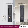 Invisible Door Lock Balcony Wooden Sliding Door Lock With Key Kitchen Bedroom Sliding Door Sliding Door Built-in Hook Lock