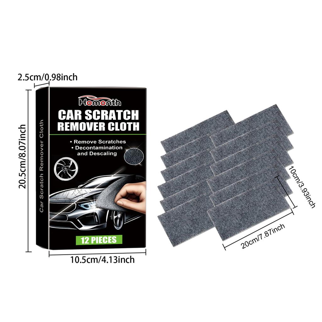 Nano Sparkle Cloth for Car Scratches Easy to Use Lightweight Scratch Cleaning Maintenance Towels for Motorbike SUV