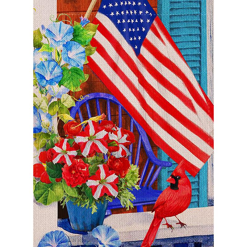 5D DIY Kočka Diamantová Malba Dekorativní Vlajka Sada Plných Diamantů Křížková Výšivka Diamantová Výšivka Krajina Ručně Vyráběný Dárek