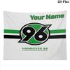 Hannover 96 Custom Name Wall Tapestry Aesthetic Wall Hanging Printed Fabric Blanket Decorative Tapestries for Bedroom Living Room Home Decor