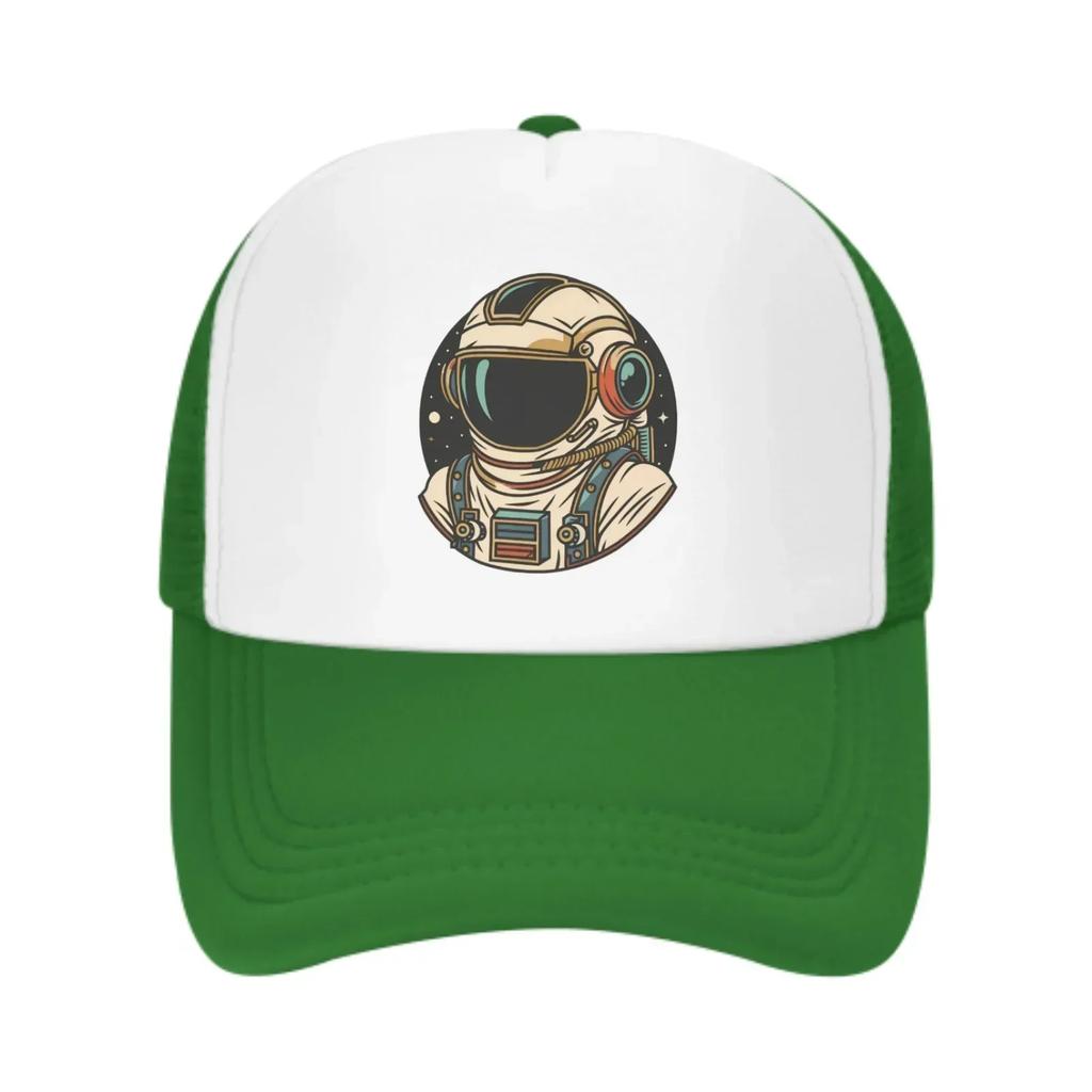 SpaceUnisex Mesh Trucker Hats for Unisex Women Adjustable Casual Fashion Baseball Caps for Outdoor Activities