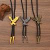Xiyin Retro Condor Bolo Tie Necklace: Unisex Sweater and Shirt Collar Accessory