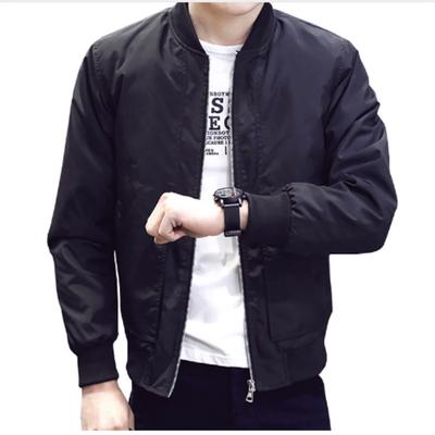 Arrival Spring Autumn Men Jackets Solid Fashion Coats Male Casual Slim Stand Collar Bomber