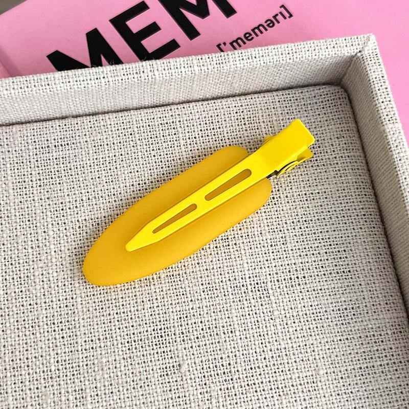 UXSL Fashion Frosted No Trace Hair Clip Women Summer Jelly Color HairPins Bangs Clip Women Girl Makeup Clip Barrettes Headdress