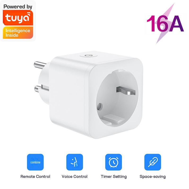 Tuya WiFi & Bluetooth Smart Socket with Alexa Voice Control & Mobile App Remote
