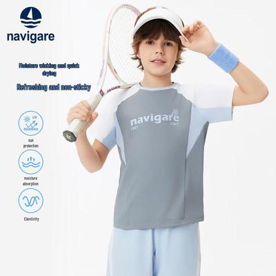 Boy's Short Sleeve Quick Dry Sports T-Shirt
