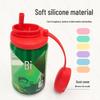 Silicone Portable Leak-Proof Cup with Sealing Straw Lid
