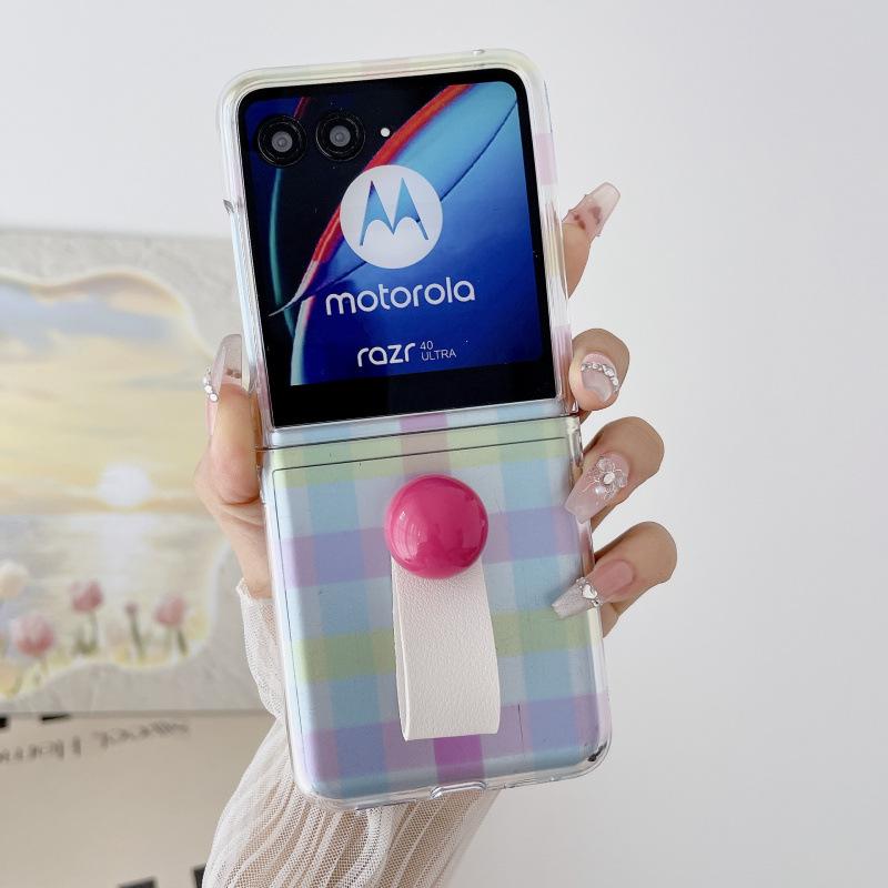 

Противоударный чехол-кольцо для Motorola Razr 50 Ultra для женщин Razr50