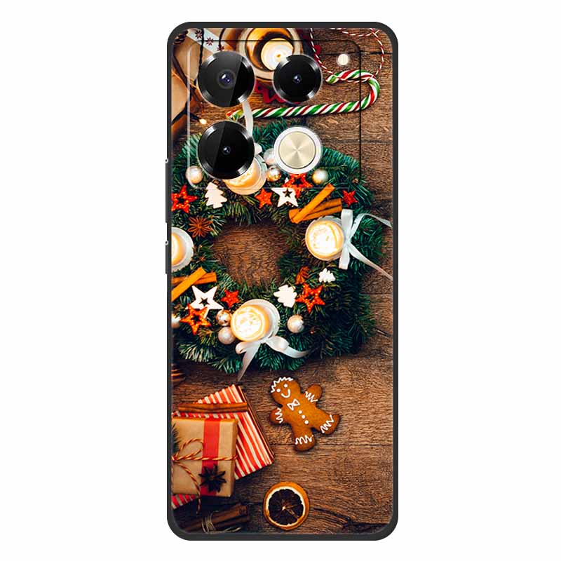 2024 Christmas Phone Cases For Infinix Note 40 Pro 4G 5G Cases Soft TPU Silicone For Note 30 4G  5G  Infinix Note 40Pro 30Pro 4G