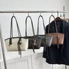 Women PU Leather Shoulder Bag Vintage Large Capacity Handbag Multi Functional Commuting Tote Bag High Looks Women's Bag