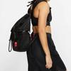 Nike Polyester Backpack Regular Unisex Black/Chili Red Lightweight Casual CU3939-010