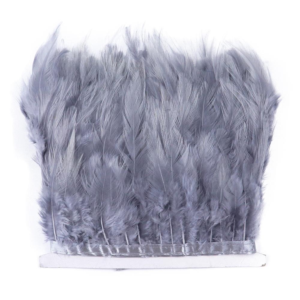 Feather4-6inch High Quality Chicken Feathers Trim Fringe 1meter Mint Green Rooster Feather Ribbon  Wedding Dress Creative Crafts Plumes