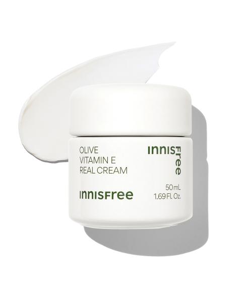 Innisfree Olive Vitamin E Real Cream 50mL FREE