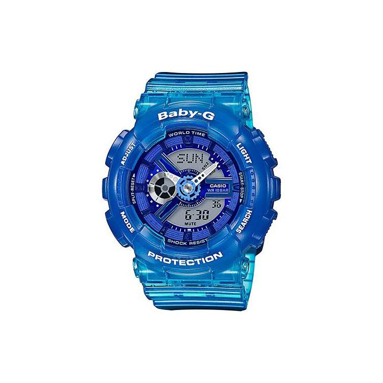 CASIO Women s BABY-G Blue Watch BA-110JM-2A BA-110JM-2A Blue Strap
