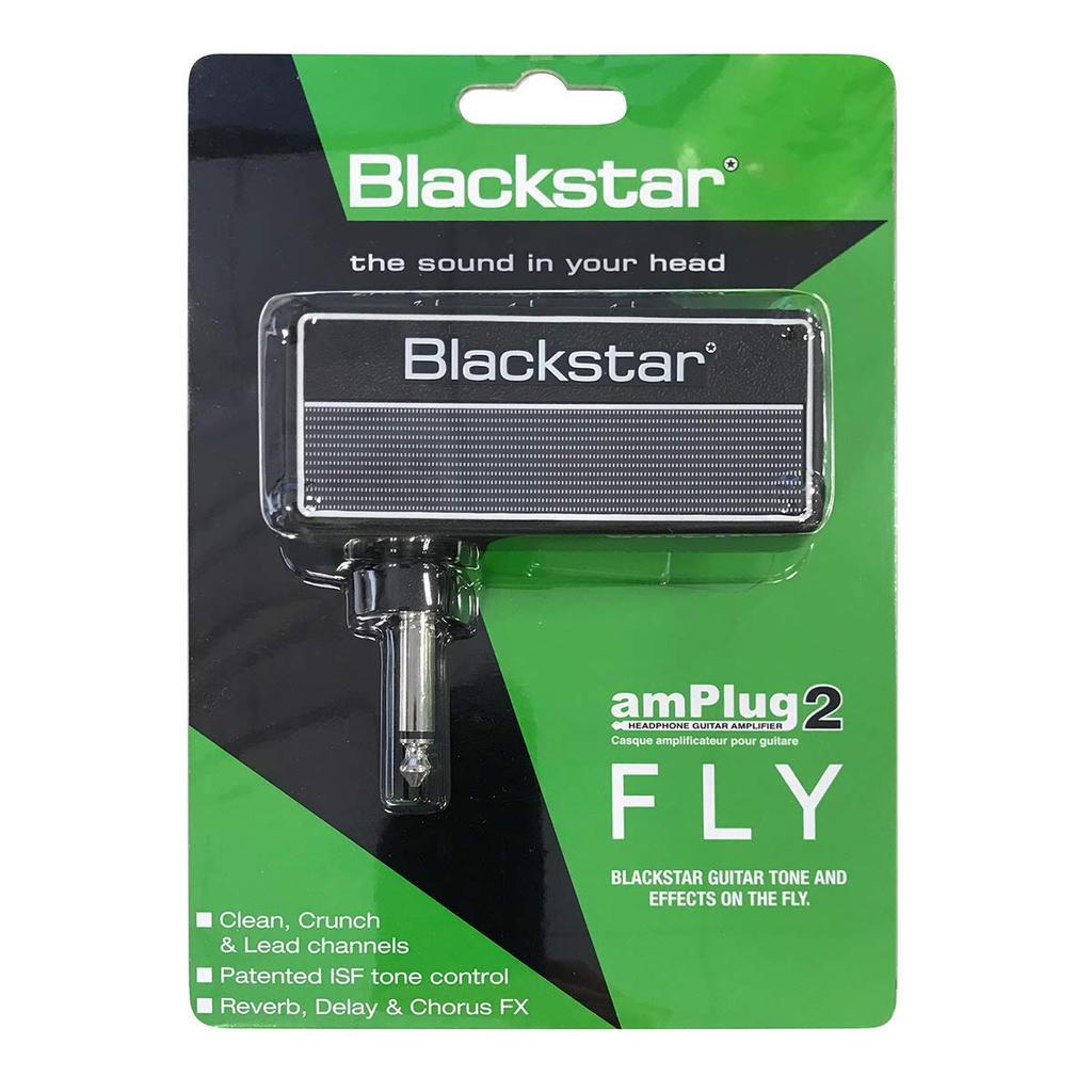 Blackstar Kopfhörer Gitarrenverstärker amPlug2 FLY Keine Kabel erforderlich Direkt in Ihre Gitarre einstecken Ideal für zu Hause üben Batteriebetriebene Effekte