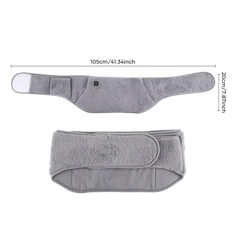 USB-Powered Portable Heating Belt for Belly, Waist & Hands, Ideal for Home & Office Use
