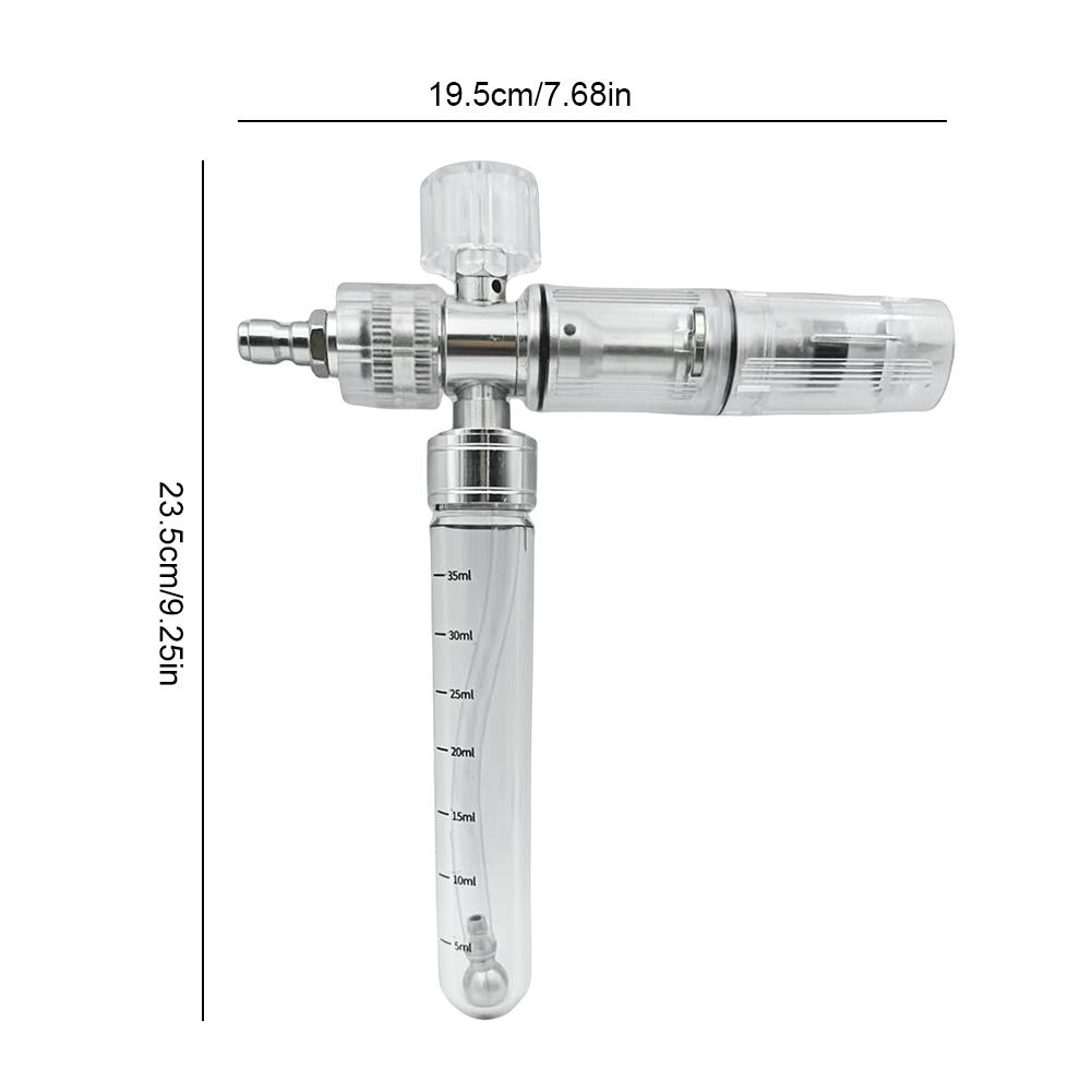 35ml Soap Foam Spray Bottle with 1/4 Inch Quick Connector Pressure Washer Gun Adjustable Car Wash Foam Sprayer for Car Wash