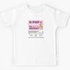 K-Pop Playlist On Repeat Kids T-Shirt