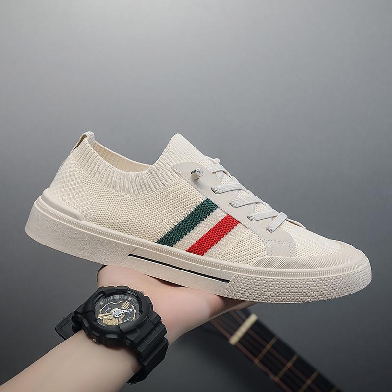 

Fashion Men Luxury Casual Shoes Platform Sports Comfort Summer Mesh Breath Outdoor Walking Loafers Fashion Flat Shoes Tenis Masculino 39 бежевый