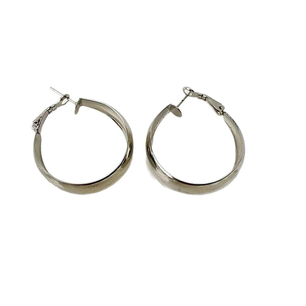 Europäische & Amerikanische Kühle Stil Kupferlegierung Creolen - Einfache, Modische, Gebürstete Metall Ohr Manschetten für Damen