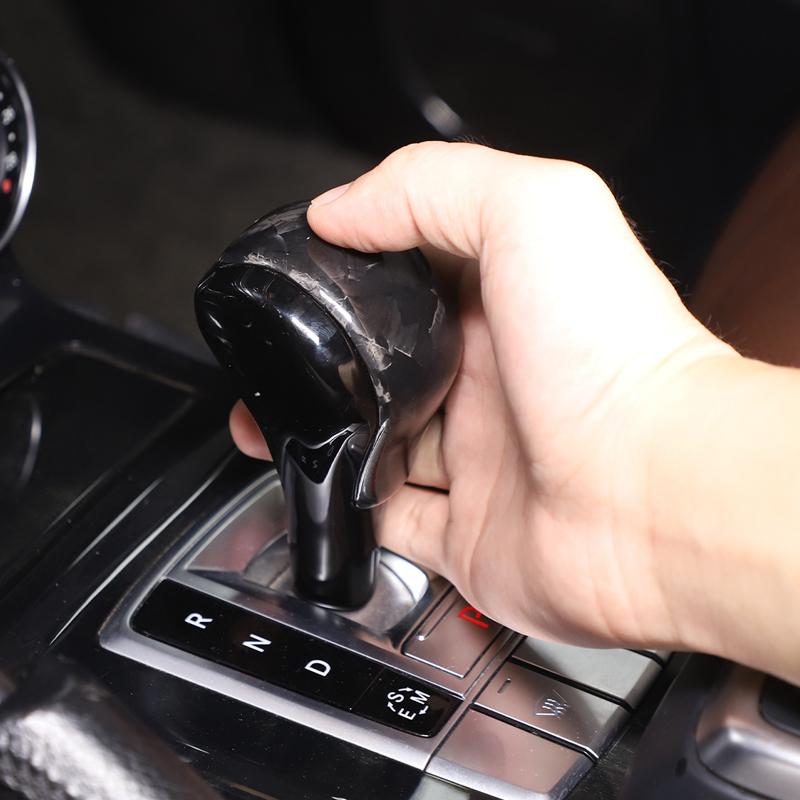 For Mercedes Benz G Class W463 2012-2018 Real Carbon Fiber Car Central Control Gear Head Decorative cover Car Accessories