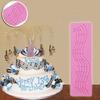 1Pcs Cake Decoration Molds Music Lace Silicone Mold Lace Note Silicone Cake Wedding Cookie Chocolate Silicone Molds Pastry Tools