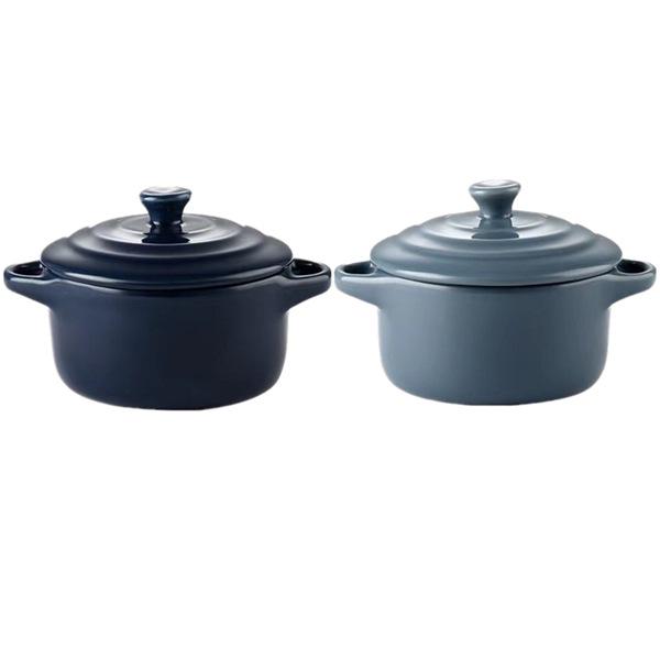Microwave & Oven Safe Ceramic Stew Pot with Lid