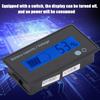 LCD Digital Battery Capacity Monitor with Flashing Alarm, 12-84V Voltage Meter Monitor/Battery Capacity Tester for - Battery, Lithium Battery,