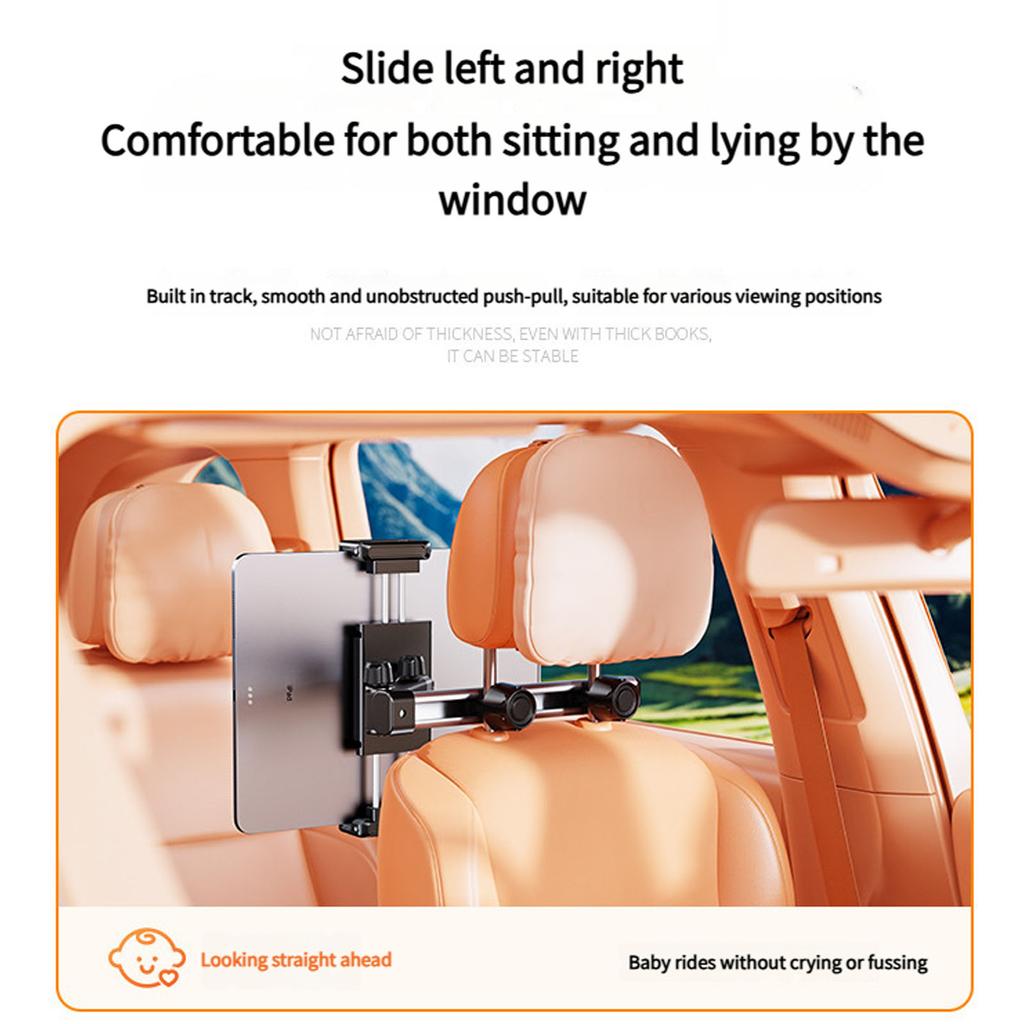 Headrest Mounted Phone Holder Telescoping Bracket Tool