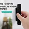 10 Pcs Self-adhesive Window Cabinet Drawer Handles No Punching Sliding Door Handle Glass
