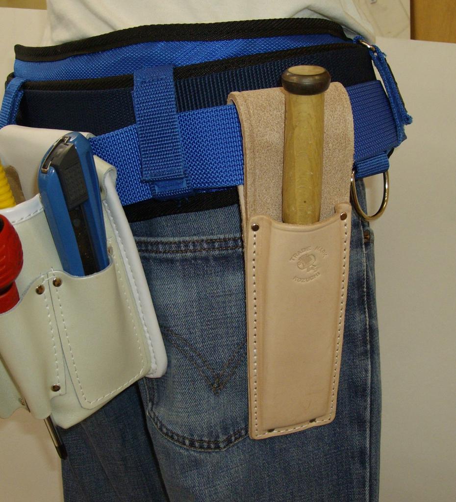 Kozuchi Tanned Leather Chisel Inches Case, 1.5 Thick, SC-23