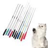 97cm Retractable Cat Feather Toys Kitten Funny Rod Cat Wand Toys Plastic Pet Cat Toys Interactive Stick Pet Cat Supplies