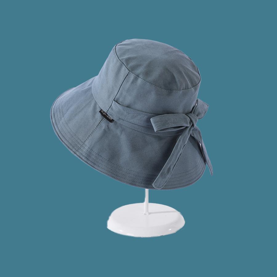 Wide-brimmed Sun Hat Korean Solid Color 