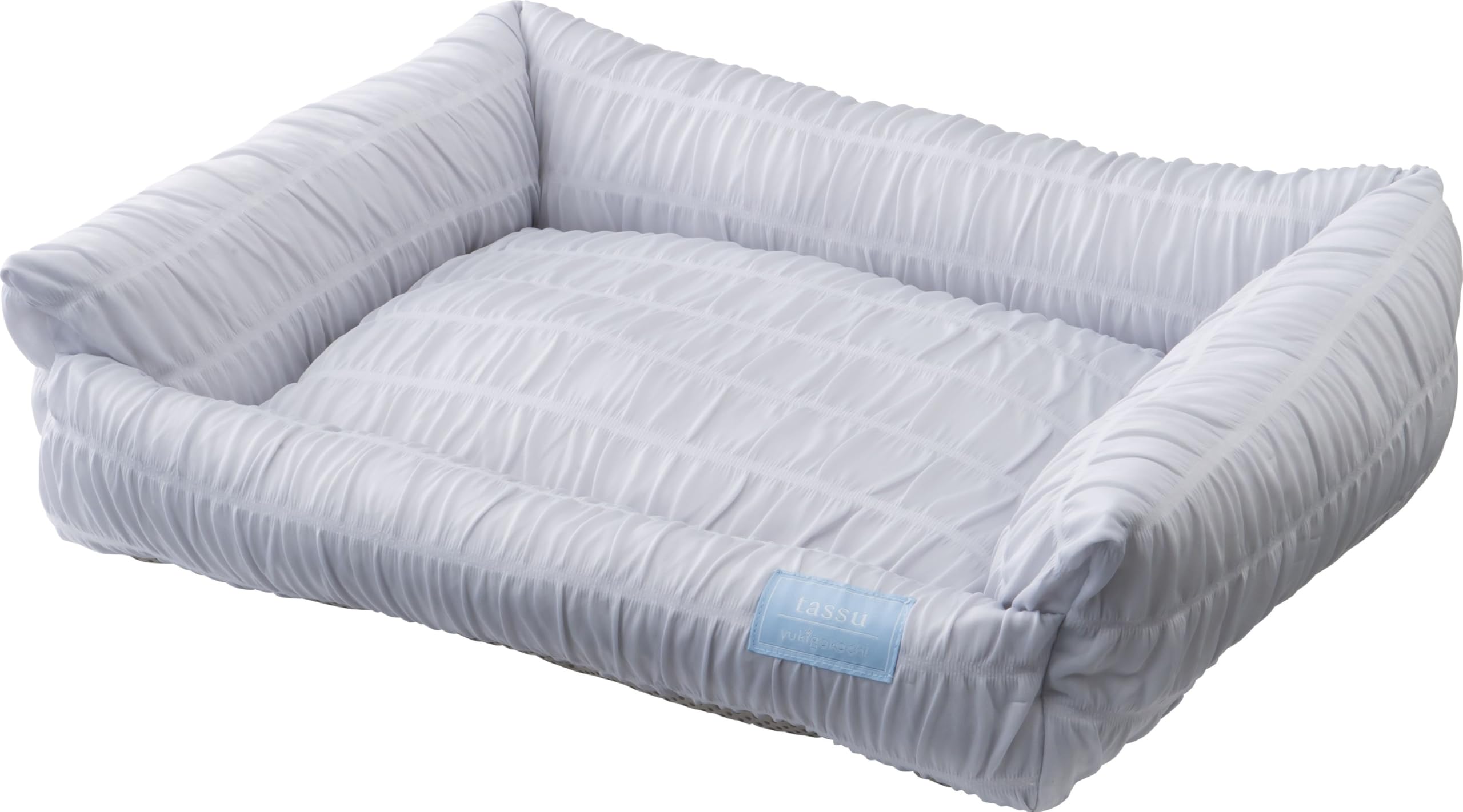 

Tassu Yukigokochi Square Bed S, Cool to the Touch, Shirring Pet Bed, Product Number: 168-6232A3